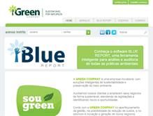 Tablet Screenshot of greencompany.com.br